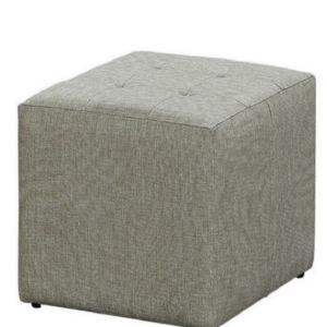 D350-18 貝多芬貓抓皮沙發凳 淺灰 台疆6708