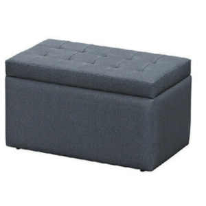 D349-20 貓抓皮60公分收納椅 鐵灰色