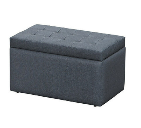 D349-20 貓抓皮60公分收納椅 鐵灰色