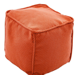 D350-27 懶人方凳 橘素色