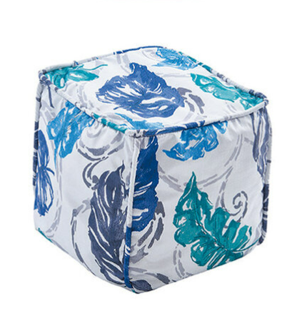 D350-25 懶人方凳 樹葉藍