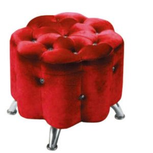 D349-25 梅花紅色小花椅