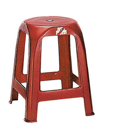 C491-15紅色厚珍珠椅