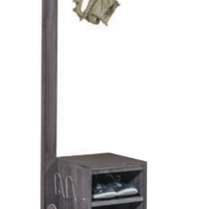 C494-3 亞伯特黑桐木3用衣架 全木心板