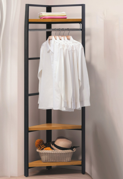 C494-2 莫克柚木色衣架角架