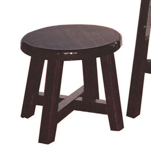 C491-22 小紅凳 8吋圓