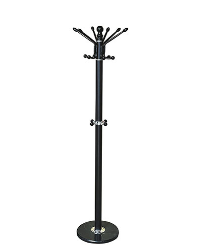 C495-5 614胡桃衣帽架