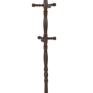 C496-10 570 胡桃衣架立體浮雕