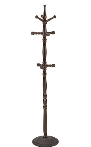 C496-10 570 胡桃衣架立體浮雕