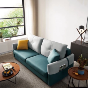 A1361-1普利瑪沙發床 貓抓皮 置物內尺寸寬182*深65*高14.5公分 附抱枕*2