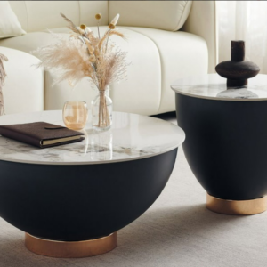 D355-1  邦妮灰岩板茶几組