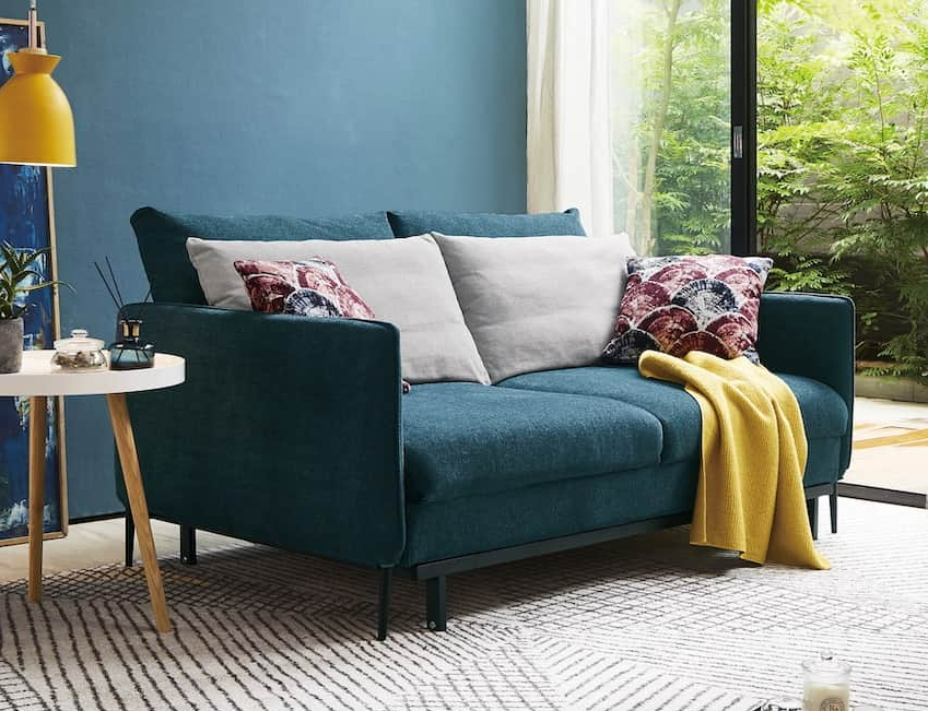 A1361-2里安沙發床 附抱枕*2