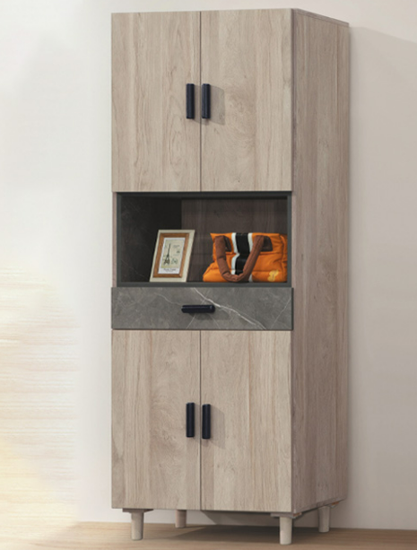 C503-3夏莉3*6尺四門高鞋櫃