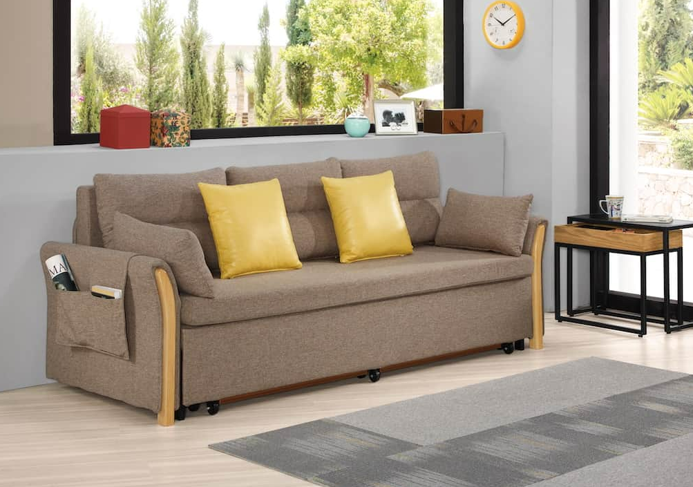 A1365-1瑪貝爾沙發床 附抱枕*2