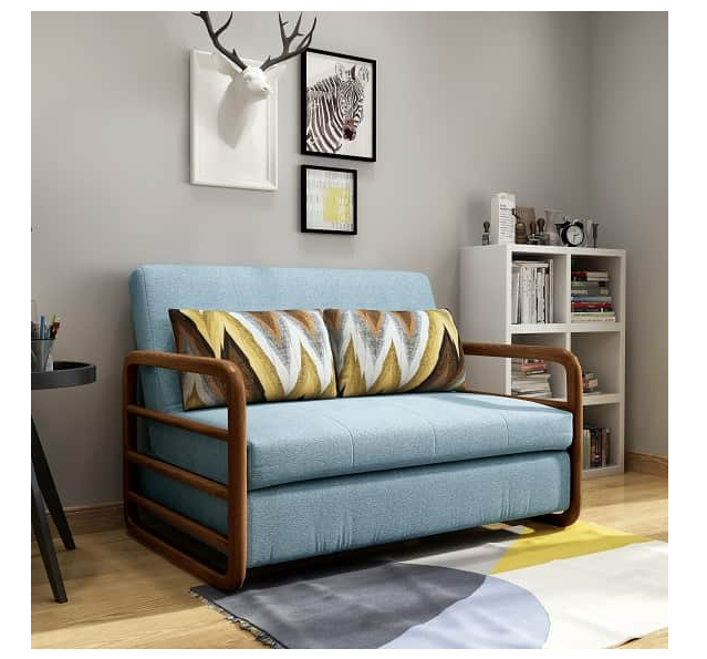 A1365-2伊蓮沙發床 椅背可六段式調整 附抱枕*2