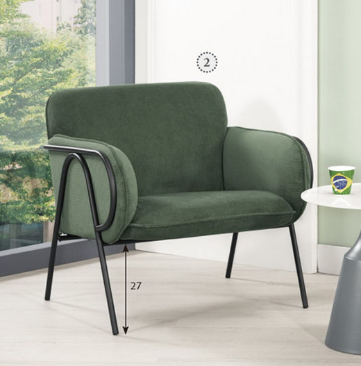 A1378-1丹比休閒椅  坐高44公分 單只