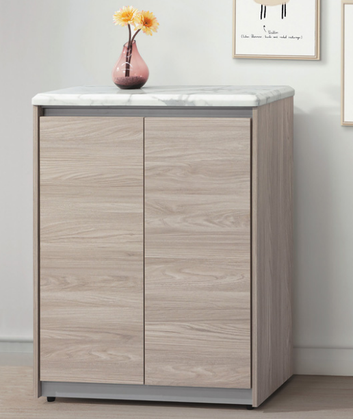 C497-7系統雲杉2.7尺鞋櫃 仿石紋