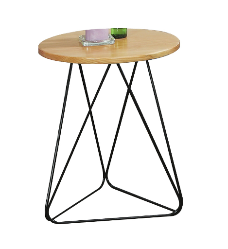 D370-1 美檜圓型邊几 板厚2.1公分