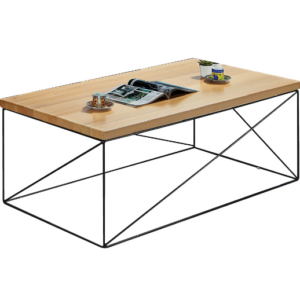 D370-2 美檜長型大茶几 板厚2.1公分