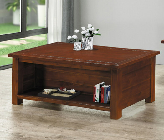 D372-4 9877 柚木大茶几