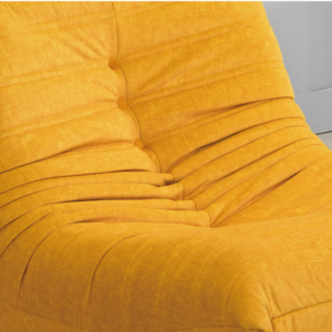 A1394-2哈爾休閒沙發椅 黃色布 坐高36公分