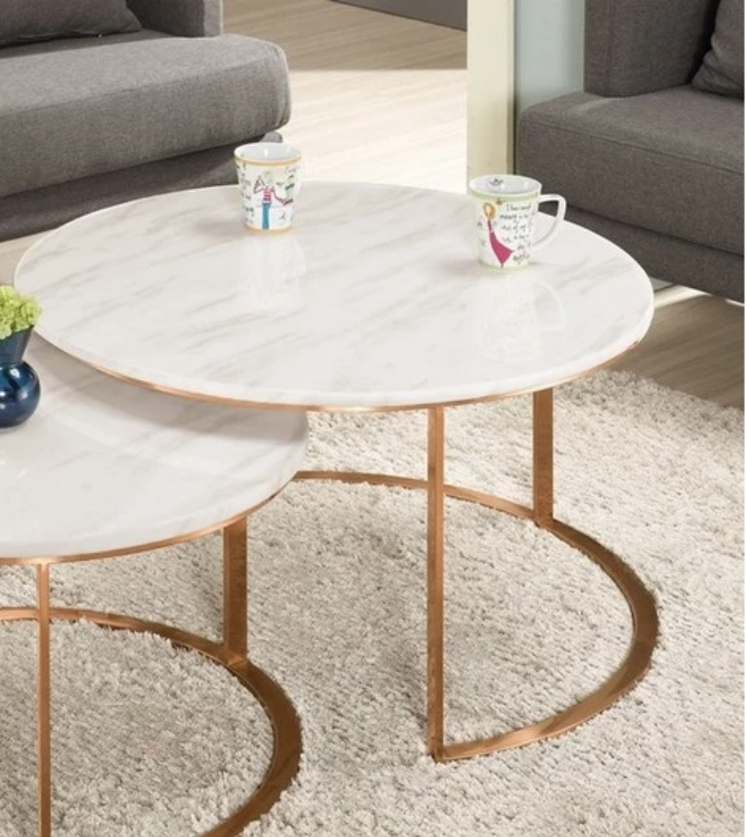 A1396-2荷普原石大圓几