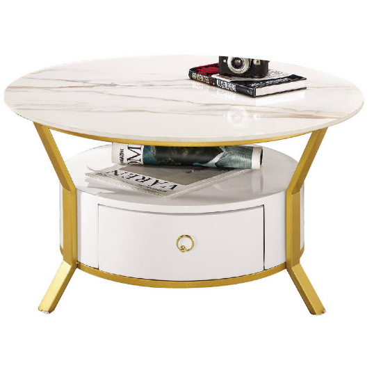 A1396-4瓦特2.7尺岩板大圓几  桌面12MM岩板