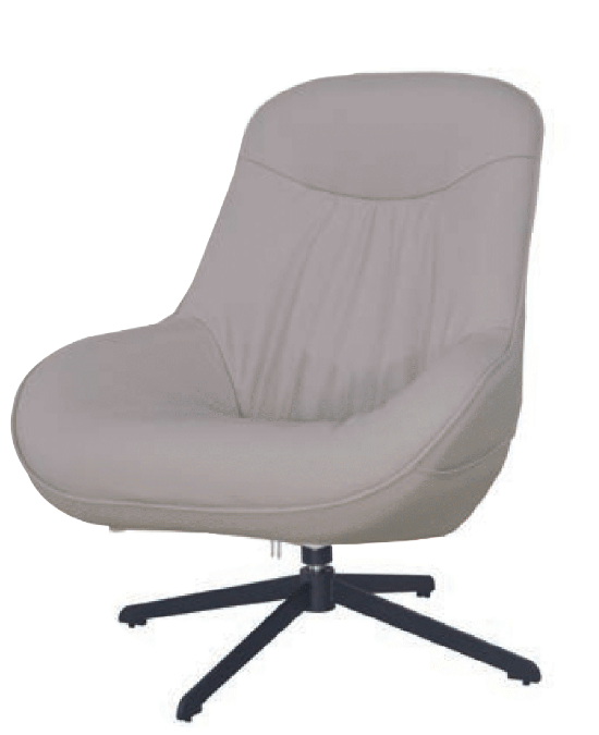 F17-7 淺灰#12大型休閒椅 可360度旋轉