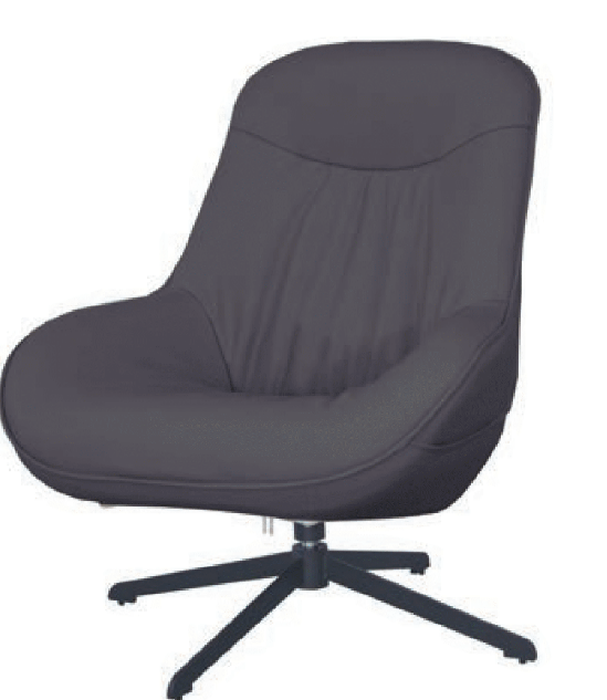 F17-8 深灰#12大型休閒椅 可360度旋轉