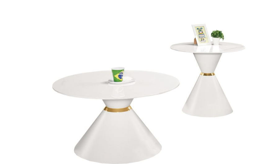 A1406-1克萊夫組合岩板茶几 全組 桌面9MM岩板