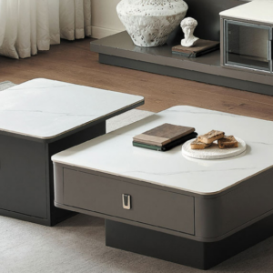 D384-2 艾爾莎岩板茶几組 恕不拆賣