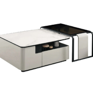 A1409-1波爾登組合岩板茶几 全組 抽屜雙邊造型 雙邊使用 桌面6MM岩板