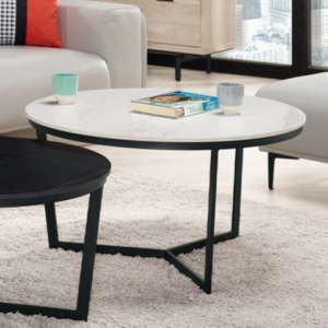 A1418-2安迪2.7尺岩板大圓几 桌面12MM岩板