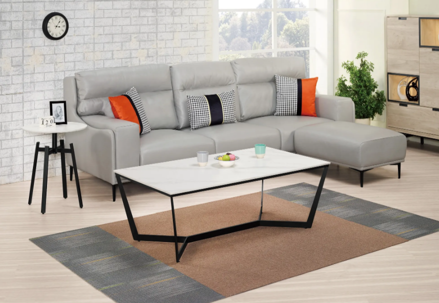 A1423-1菲力浦4.3尺岩板大茶几 桌面12MM岩板