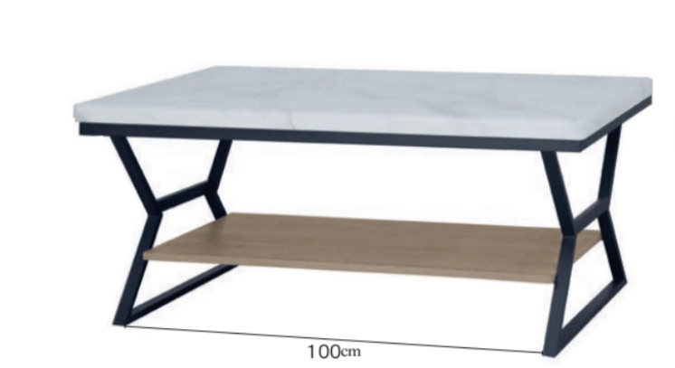 F76-6 仿石8型灰橡大茶几 DIY