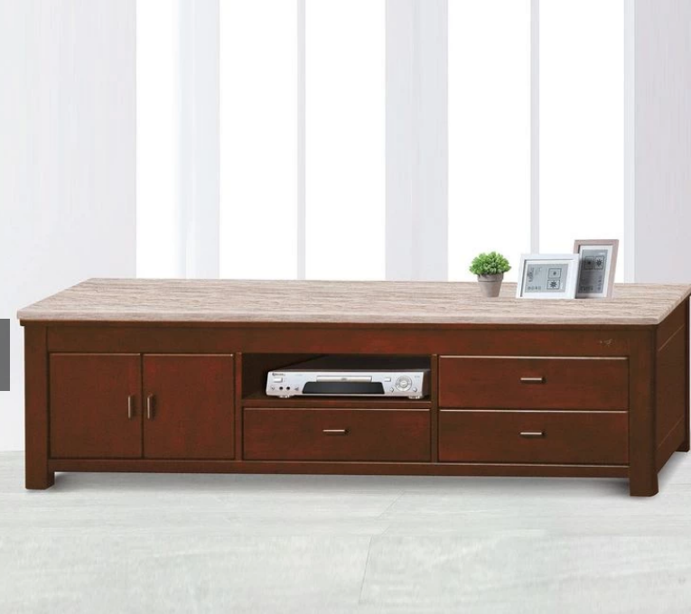 F99-3 168#淺胡桃色7尺電視櫃