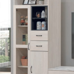 F83-1 維克斯原切白2.6尺高櫃