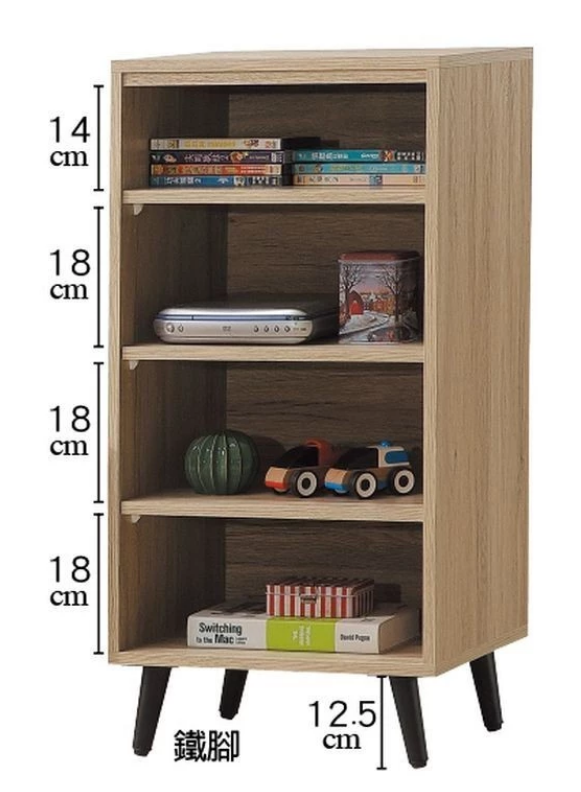 D395-1 米奇開放四格櫃