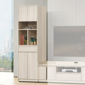 D397-1 卡洛琳北美杉木2尺隔間櫃 短門