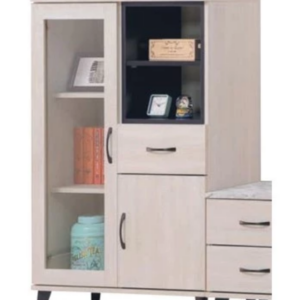 F83-11 維克斯原切白2.6尺低櫃