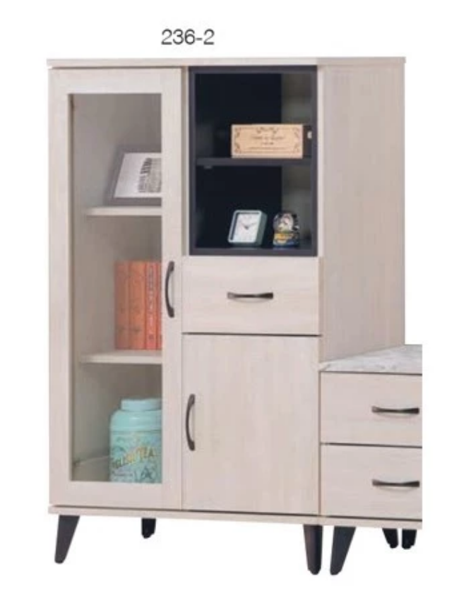 F83-11 維克斯原切白2.6尺低櫃