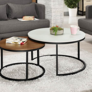 A1419-2芬頓組合茶几 全組 桌面5MM強化烤漆玻璃