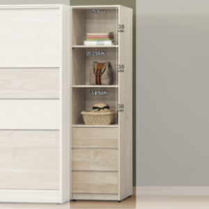 E58-2原切雙色2尺高收納櫃 可任意擺放