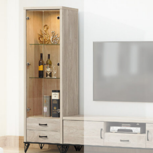 D401-1 白金2尺展示櫃