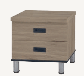 F154-12灰橡床頭櫃