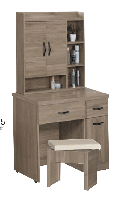 F178-1 哈利3尺鏡台 含椅