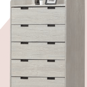 F187-1 艾斯白雪松2.7尺五斗櫃