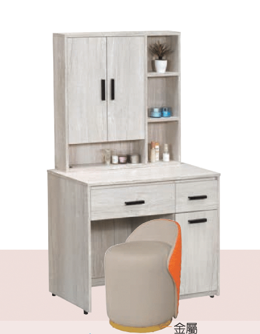 F176-1 歐妮3尺鏡台 含椅