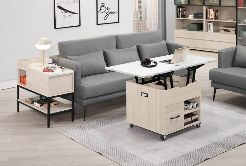 A1443-1里斯特2尺仿石面多功能大茶几