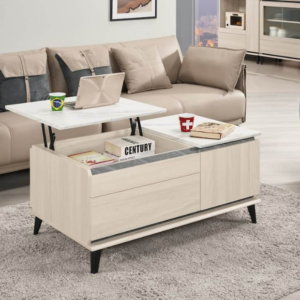 A1443-3范德爾3.3尺仿石面多功能大茶几 雙邊造型 雙邊使用